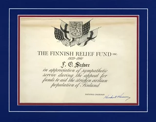 Herbert Hoover autograph