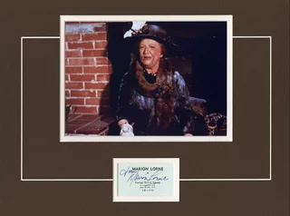 Marion Lorne autograph