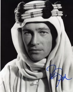 Peter O'Toole autograph