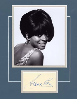 Diana Ross autograph