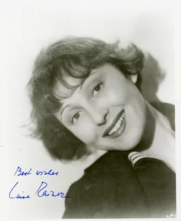 Luise Rainer autograph