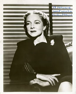 Helen Hayes autograph