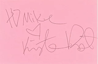 Kirsten Dunst autograph