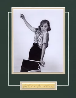Tallulah Bankhead autograph