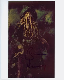 Bill Nighy autograph
