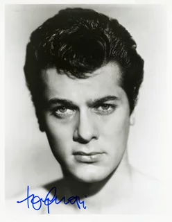 Tony Curtis autograph