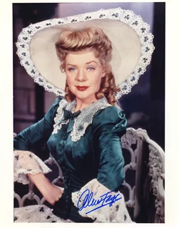 Alice Faye autograph