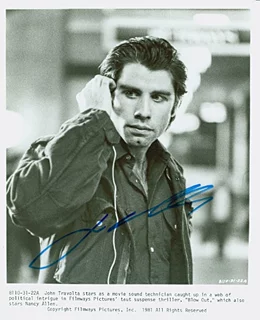 John Travolta autograph