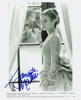 Samantha Mathis autograph