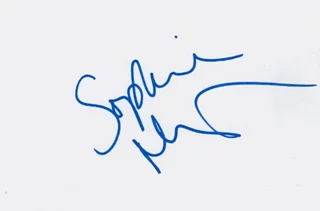 Sophia Myles autograph