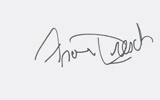 Fran Drescher autograph