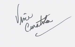Vince Curatola autograph