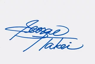 George Takei autograph