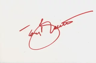 Tony Bennett autograph