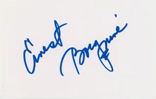 Ernest Borgnine autograph
