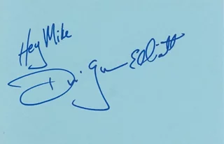 David James Elliott autograph