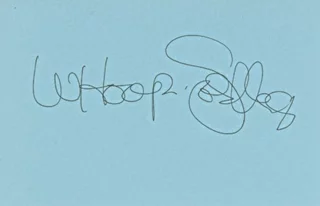 Whoopi Goldberg autograph