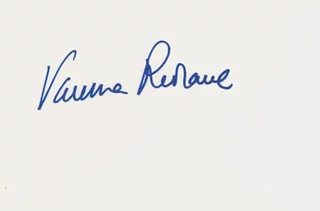 Vanessa Redgrave autograph
