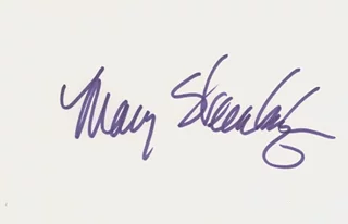 Mary Steenburgen autograph