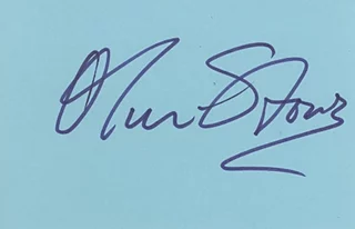 Oliver Stone autograph