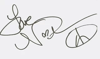 Nicole Scherzinger autograph