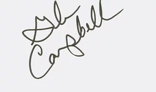 Glenn Campbell autograph