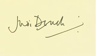 Judi Dench autograph