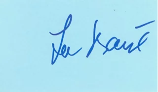 Lee Grant autograph