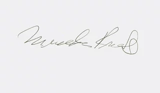 Mercedes Ruehl autograph