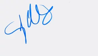 Lance Bass autograph