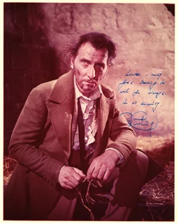 Peter Cushing autograph