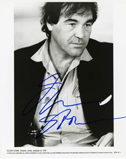 Oliver Stone autograph