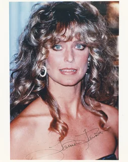 Farrah Fawcett autograph