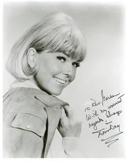 Doris Day autograph