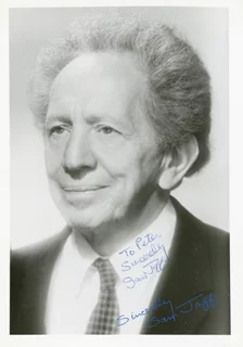 Sam Jaffe autograph