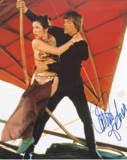 Carrie Fisher autograph