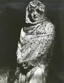 Bette Davis autograph