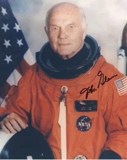 John Glenn autograph