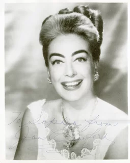 Joan Crawford autograph