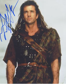 Mel Gibson autograph