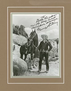 Gene Autry autograph