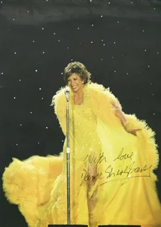 Dame Shirley Bassey autograph