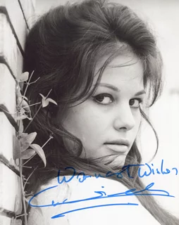 Claudia Cardinale autograph
