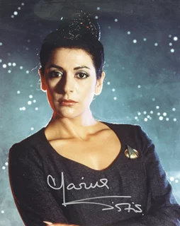 Marina Sirtis autograph
