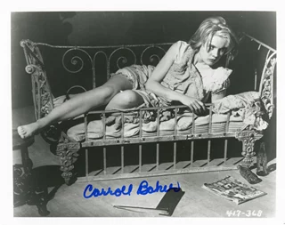 Carroll Baker autograph