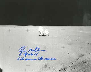 Edgar Mitchell autograph