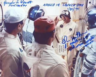 Apollo 14 Launch Day autograph
