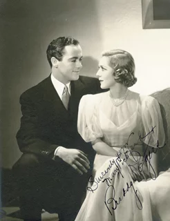 Mary Pickford and Buddy Rogers autograph