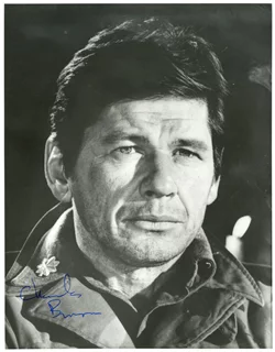 Charles Bronson autograph