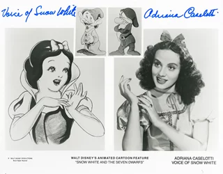 Adriana Caselotti autograph